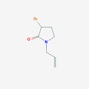 3-Bromo-1-(prop-2-en-1-yl)pyrrolidin-2-one