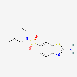 [(2-Aminobenzothiazol-6-yl)sulfonyl]dipropylamine