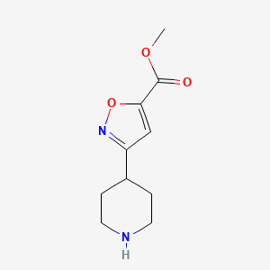 Methyl 3-(piperidin-4-YL)-1,2-oxazole-5-carboxylate