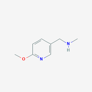 molecular formula C8H12N2O B3246709 [(6-Methoxypyridin-3-yl)methyl](methyl)amine CAS No. 179873-20-2