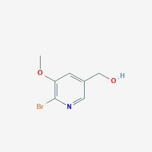 molecular formula C7H8BrNO2 B3246938 (6-Bromo-5-methoxypyridin-3-yl)methanol CAS No. 1805577-69-8