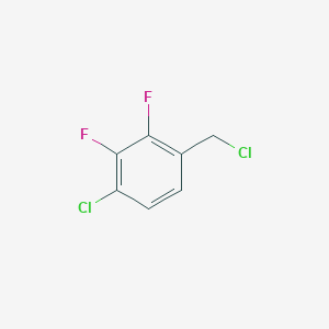 molecular formula C7H4Cl2F2 B3246998 1-Chloro-4-(chloromethyl)-2,3-difluorobenzene CAS No. 1807133-11-4