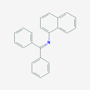 molecular formula C23H17N B324719 N-naphthalen-1-yl-1,1-diphenylmethanimine 
