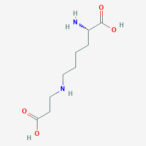 molecular formula C9H18N2O4 B3247330 N(6)-(2-carboxyethyl)-L-lysine CAS No. 18120-67-7