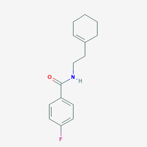 molecular formula C15H18FNO B324755 N-[2-(1-cyclohexen-1-yl)ethyl]-4-fluorobenzamide 