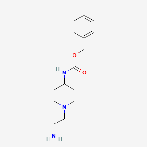 [1-(2-Amino-ethyl)-piperidin-4-yl]-carbamic acid benzyl ester