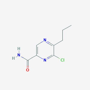 6-Chloro-5-propylpyrazine-2-carboxamide