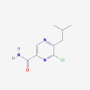 6-Chloro-5-isobutylpyrazine-2-carboxamide