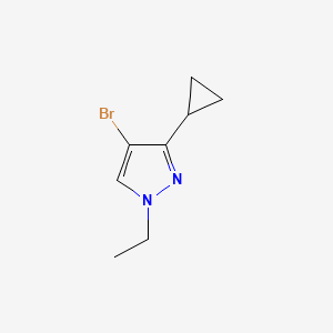 4-Bromo-3-cyclopropyl-1-ethyl-1H-pyrazole