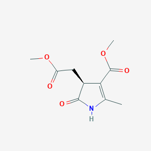 methyl (3S)-3-(2-methoxy-2-oxoethyl)-5-methyl-2-oxo-1,3-dihydropyrrole-4-carboxylate