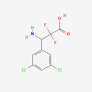 3-Amino-3-(3,5-dichlorophenyl)-2,2-difluoropropanoic acid