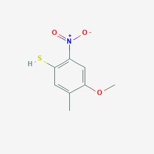 Benzenethiol, 4-methoxy-5-methyl-2-nitro-