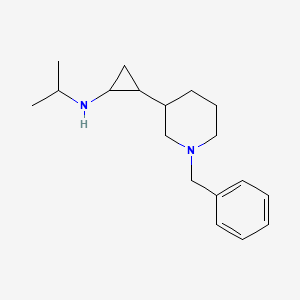 Cyclopropanamine, N-(1-methylethyl)-2-[1-(phenylmethyl)-3-piperidinyl]-
