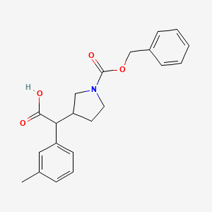 3-Pyrrolidineacetic acid, alpha-(3-methylphenyl)-1-[(phenylmethoxy)carbonyl]-