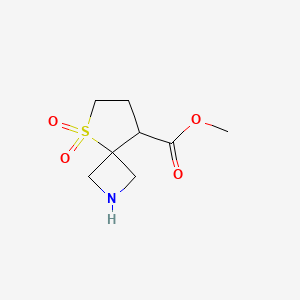 Methyl 5-thia-2-azaspiro[3.4]octane-8-carboxylate 5,5-dioxide