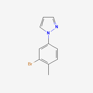 1-(3-Bromo-4-methylphenyl)-1H-pyrazole