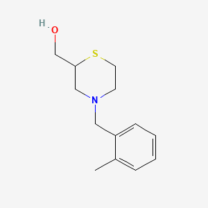 2-Thiomorpholinemethanol, 4-[(2-methylphenyl)methyl]-