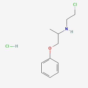 molecular formula C11H17Cl2NO B3247959 Phenoxybenzamine impurity B hydrochloride CAS No. 1824663-70-8