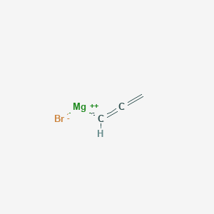 molecular formula C3H3BrMg B3248054 Magnesium, bromo-1,2-propadienyl-(9CI) CAS No. 18295-60-8