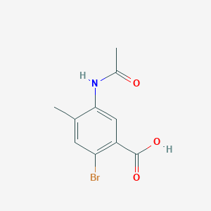 5-Acetamido-2-bromo-4-methylbenzoic acid