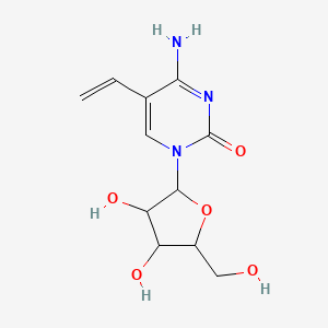 molecular formula C11H15N3O5 B3248232 5-Vinylcytidine 