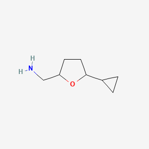(5-Cyclopropyloxolan-2-yl)methanamine