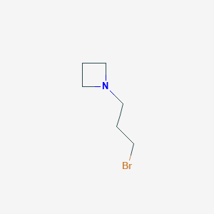 molecular formula C6H12BrN B3248259 1-(3-Bromopropyl)azetidine CAS No. 1849381-27-6