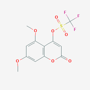 5,7-Dimethoxy-2-oxo-2h-chromen-4-yl trifluoromethanesulfonate