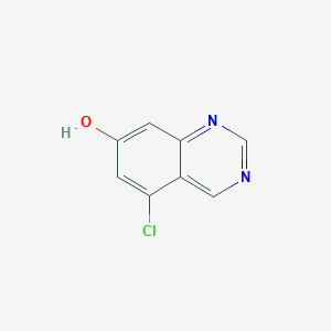 molecular formula C8H5ClN2O B3248300 7-Quinazolinol, 5-chloro- CAS No. 185437-37-0