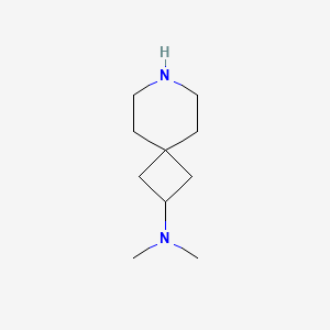 molecular formula C10H20N2 B3248302 N,N-dimethyl-7-azaspiro[3.5]nonan-2-amine CAS No. 1854943-75-1