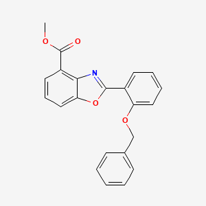 Methyl 2-(2-(benzyloxy)phenyl)benzo[d]oxazole-4-carboxylate
