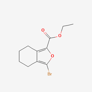 Ethyl 3-bromo-4,5,6,7-tetrahydroisobenzofuran-1-carboxylate