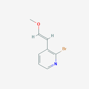 molecular formula C8H8BrNO B3248647 (E)-2-Bromo-3-(2-methoxyvinyl)pyridine CAS No. 1884203-32-0