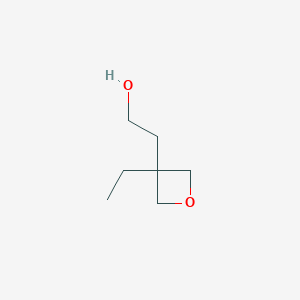 molecular formula C7H14O2 B3248666 3-Ethyl-3-oxetaneethanol CAS No. 188582-82-3