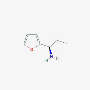 molecular formula C7H11NO B3248696 (R)-1-(Furan-2-yl)propan-1-amine CAS No. 188772-70-5