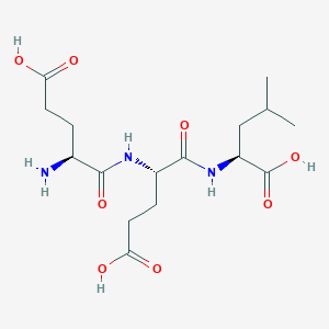 molecular formula C16H27N3O8 B3248777 Glu-Glu-Leu CAS No. 189080-99-7