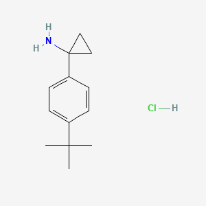 B3248819 1-(4-Tert-butylphenyl)cyclopropan-1-amine hydrochloride CAS No. 1895254-38-2
