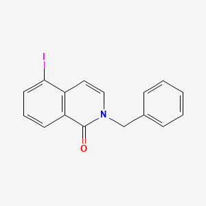 molecular formula C16H12INO B3248940 1(2H)-Isoquinolinone, 5-iodo-2-(phenylmethyl)- CAS No. 190777-78-7