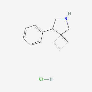 molecular formula C13H18ClN B3249038 8-Phenyl-6-azaspiro[3.4]octane hydrochloride CAS No. 1909319-09-0