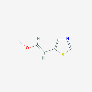 molecular formula C6H7NOS B3249085 5-(2-Methoxyethenyl)-1,3-thiazole CAS No. 1909358-79-7