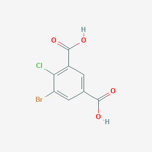 molecular formula C8H4BrClO4 B3249108 5-Bromo-4-chloroisophthalic acid CAS No. 191227-53-9