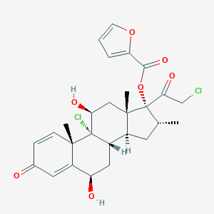 molecular formula C27H30Cl2O7 B032492 6beta-Hydroxy Mometasone Furoate CAS No. 132160-74-8
