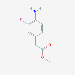 Methyl 2-(4-amino-3-fluorophenyl)acetate