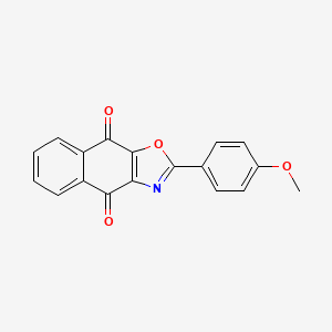 2-(4-Methoxyphenyl)naphtho[2,3-d]oxazole-4,9-dione