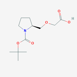 (S)-2-Carboxymethoxymethyl-pyrrolidine-1-carboxylic acid tert-butyl ester