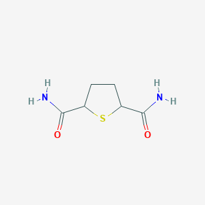 molecular formula C6H10N2O2S B3249308 Tetrahydrothiophene-2,5-dicarboxamide CAS No. 1932206-73-9