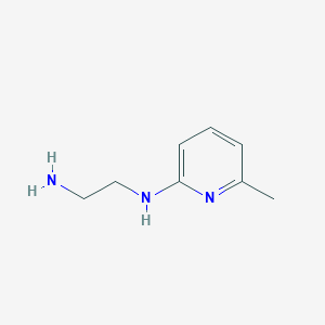 molecular formula C8H13N3 B3249372 N1-(6-methylpyridin-2-yl)ethane-1,2-diamine CAS No. 193473-60-8