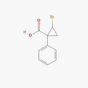 2-Bromo-1-phenylcyclopropane-1-carboxylic acid