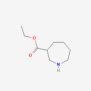 molecular formula C9H17NO2 B3249403 Ethyl azepane-3-carboxylate CAS No. 193560-73-5