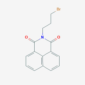 molecular formula C15H12BrNO2 B3249503 2-(3-Bromopropyl)benzo[de]isoquinoline-1,3-dione CAS No. 194719-56-7